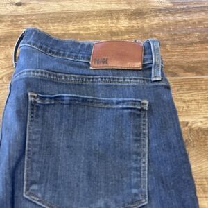 Paige Federal Jeans Men's 32 Blue Denim Pants Dark Wash Stretch Comfort Casual